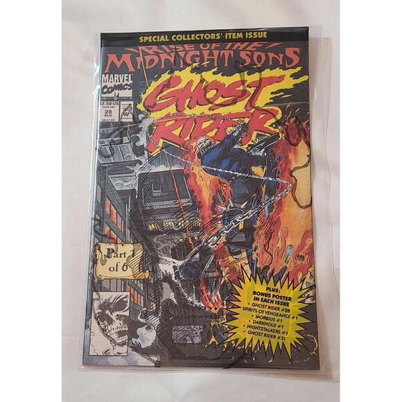 Ghost Rider 28 Other | Ghost Rider 28 Vol 2 Marvel Comics 1992 Midnight Sons 1st ...